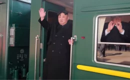 İçinde dansçı kızlar dahil her şey var! Kim Jong-un özel treni Rus topraklarında