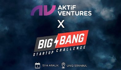 Big Bang Startup Challenge’a “Aktif” Takviye