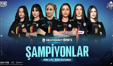 Galatasaray Espor PUBG MOBILE’da Avrupa Şampiyonu oldu