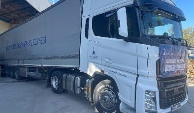 İzmir’den Hatay’a 244’üncü dayanak tırı gönderildi