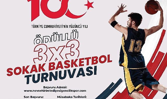 Ödüllü Sokak Basketbol Turnuvası için Müracaatlar Başladı