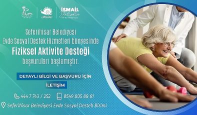 Seferihisar Belediyesi’nden Fizikî Aktivite Takviyesi