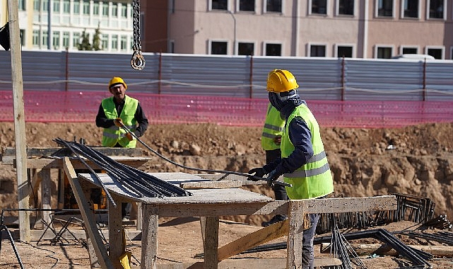 Toplum ve Ruh Sıhhati Merkezi ve sağlıklı hayat merkezi’nin imali devam ediyor