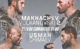 UFC’de “Yılın Dövüş Gecesi” Türkiye’de Yalnızca S Sport Plus’ta