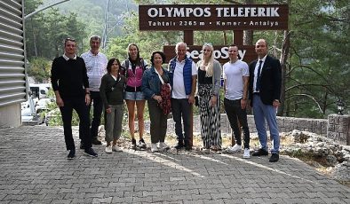 Alman heyetten Kemer gezisi