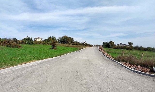 Kandıra Kefken’e parke yollar