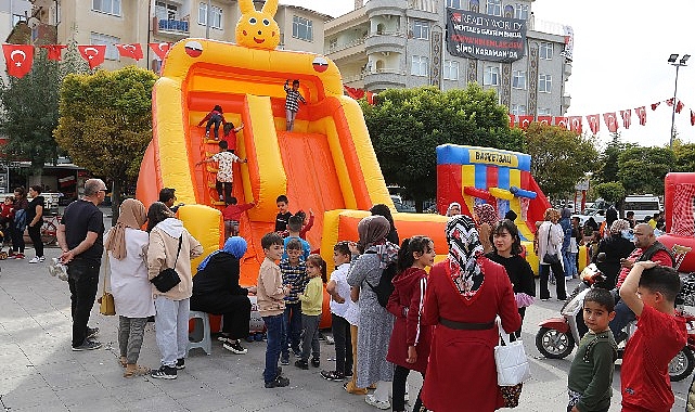 Karaman Belediyesi’nden çocuklara cumhuriyet bayramı armağanı